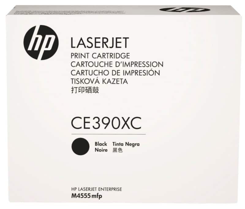 Toner HP 90X D'origine CE390XC Noir