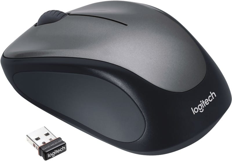 Logitech M235 Maus Kabellos Grau, Schwarz Geeignet Für Linkshänder