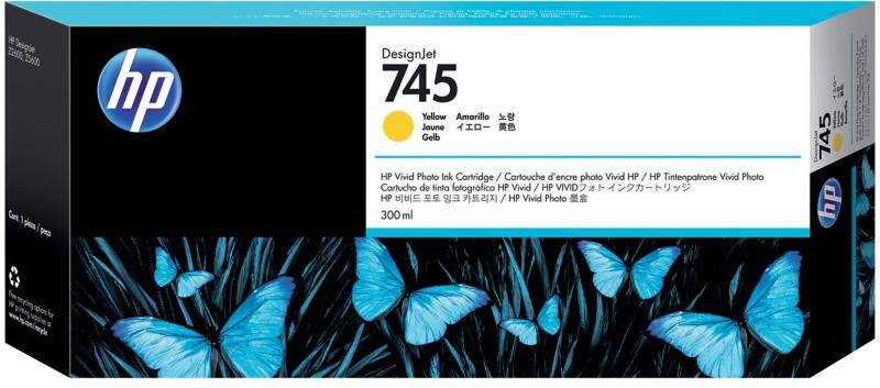 Cartouche jet d’encre HP 745 D'origine F9K02A Jaune