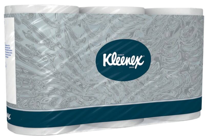 Kleenex Recycled Toilettenpapier 3-lagig 8440 36 Rollen à 350 Blatt