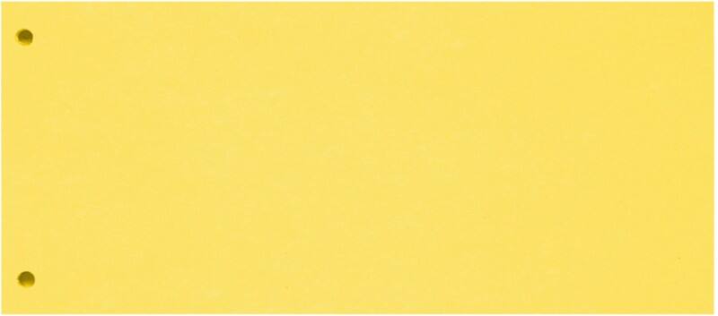 Biella Trennstreifen Spezial Gelb Manilakarton 100 Stück