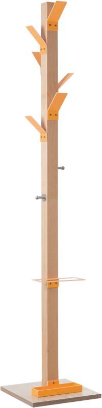 meet powered by PAPERFLOW Garderobenständer 8 Haken Orange