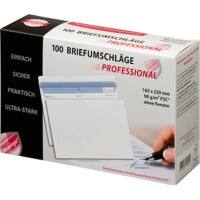 Revelope Envelopes PROFESSIONAL C5 90 g/m² Blanc Sans Fenêtre Autocollante 100 Unités