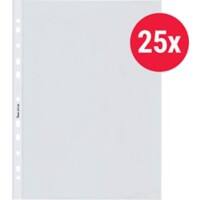 Bene Prospekthüllen DIN A4 Matt Transparent 60 Mikron PP (Polypropylen) Öffnung Oben 11 Löcher 25 Stück