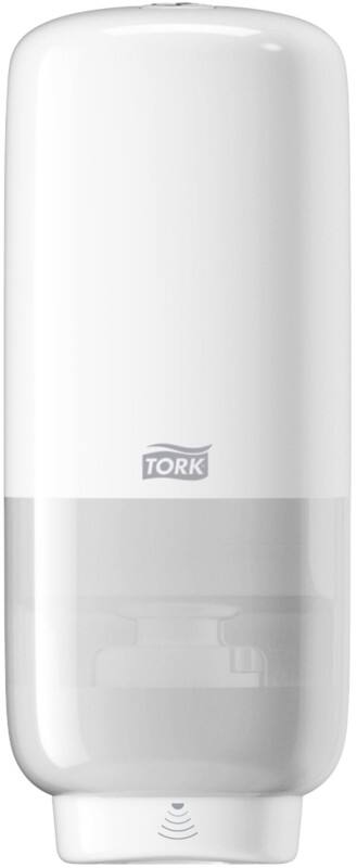 Tork Sensor Seifenspender für Schaumseife und Schaum-Händedesinfektion - 561600 - S4 Spender-System für berührungslose Seifenentnahme, weiss