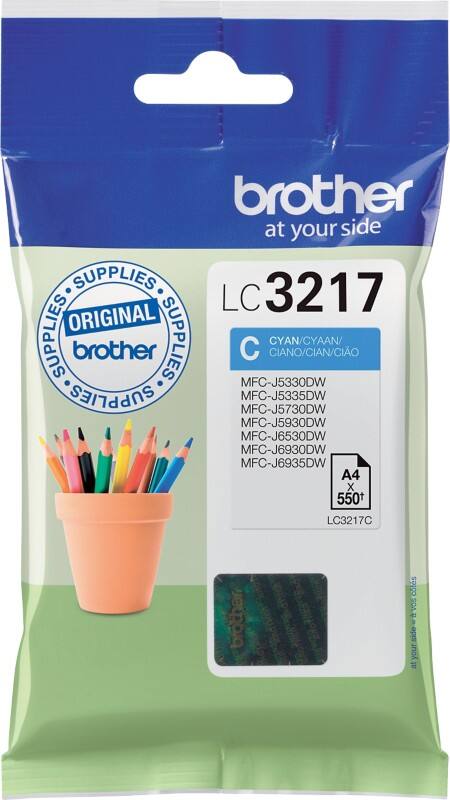 Brother LC3217C Original Tintenpatrone Cyan