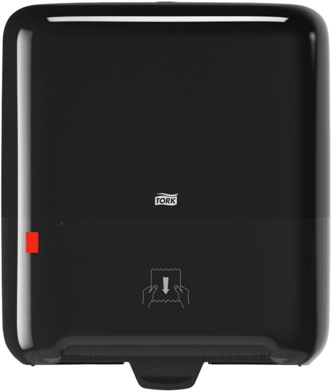 Distributeur d'essuie-mains Tork Matic 551008 H1 Plastique Verrouillable Manuel Noir