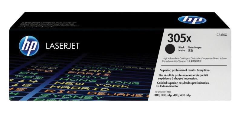 Toner HP 305X D'origine CE410X Noir