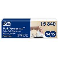 Tork Xpressnap Einweg Servietten Papier Weiss 8 Pack à 500 Blatt