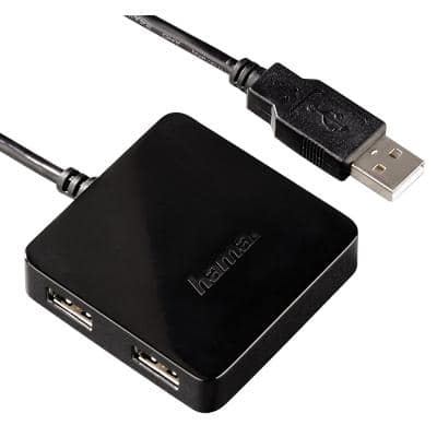 Hub USB 2.0 Hama 1.4 4 x USB 2.0