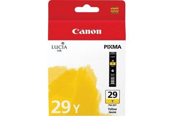Cartouche jet d’encre Canon PGI-29Y D'origine Jaune