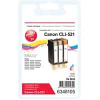 Kompatible Office Depot Canon CLI-521C/M/Y Tintenpatrone 3 Farbig 3 Stück