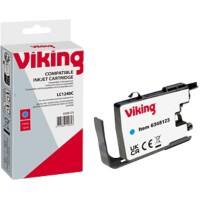 Cartouche jet d'encre Viking Compatible Brother LC1240C Cyan