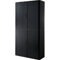Armoire à portes rideaux Paperflow Noir 1100 x 415 x 2040 mm