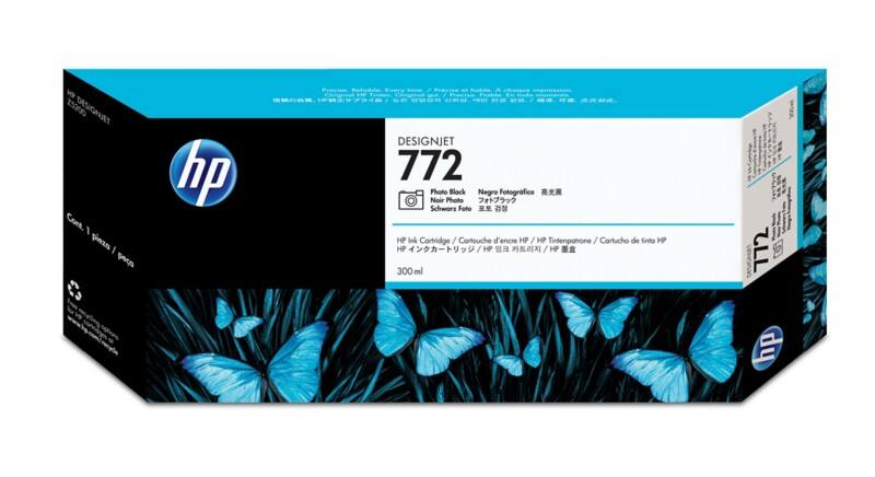 HP 772 Original Tintenpatrone CN633A Foto Schwarz
