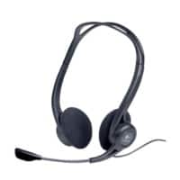 Casque filaire pour ordinateur Logitech 960 Sur tête Antibruit USB Avec microphone Noir