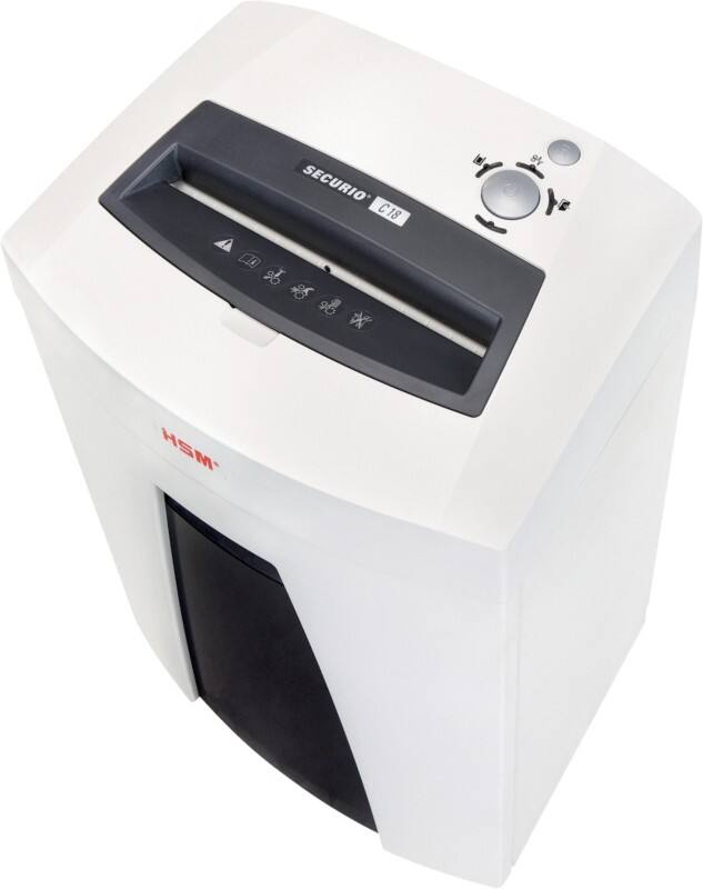Destructeur de documents HSM Alimentation Automatique SECURIO 7 Feuilles Coupe croisée Niveau de sécurité P-5 25 L C18