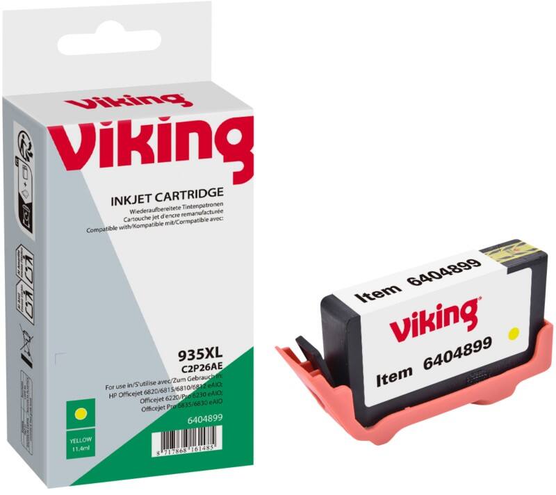 Cartouche jet d'encre Viking 935XL Compatible HP C2P26AE Jaune