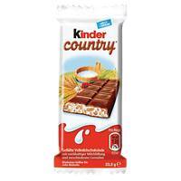 Barre chocolatée Ferrero Kinder Country 40 Unités de 23,5 g