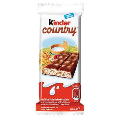 Achat Kinder Country · Barres de chocolat · Au lait, fourré au