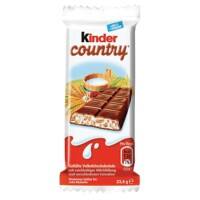 Barre chocolatée Ferrero Kinder Country 20 Unités de 23.5 g