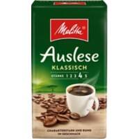 Melitta Auslese Klassisch Gemahlener Kaffee Packung Gemahlen Ausgewogen und aromatisch 500 g