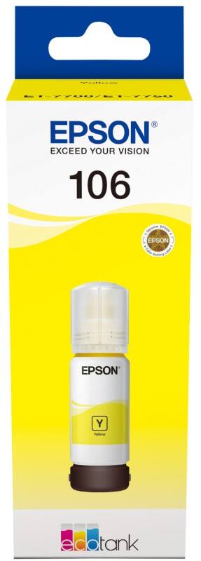 Epson 106 Original Tintenflasche C13T00R440 Gelb 70 ml
