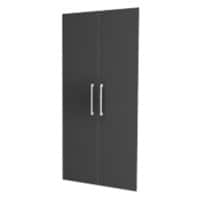 Portes verrouillables Kerkmann Dante 4 étagères Anthracite 800 x 1840 mm 2 Unités