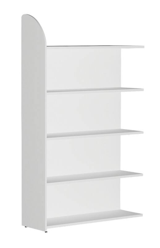 Kerkmann Dante Holz, Stahl Regalfeld 1.000 x 325 x 1.900 mm Weiß