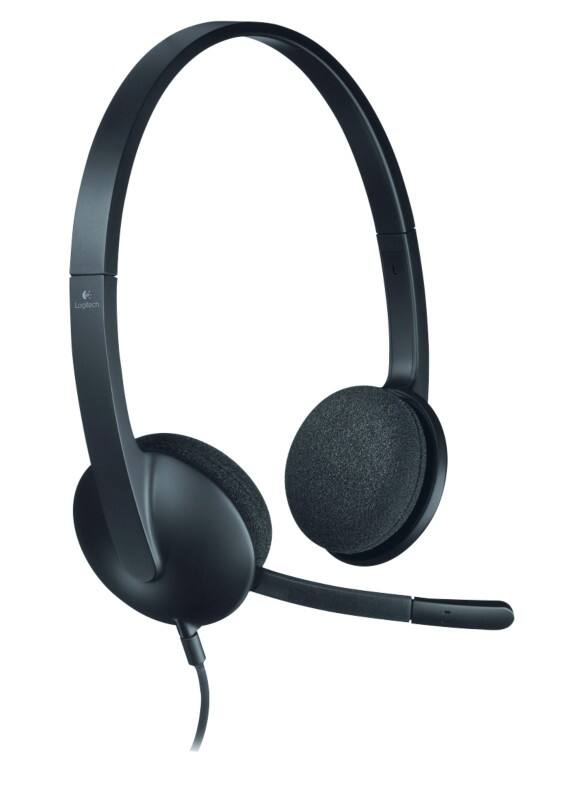 Casque Logitech H340 Avec fil Sur tête, Par dessus l'Oreille Microphone à réduction de bruit Stéréo Noir