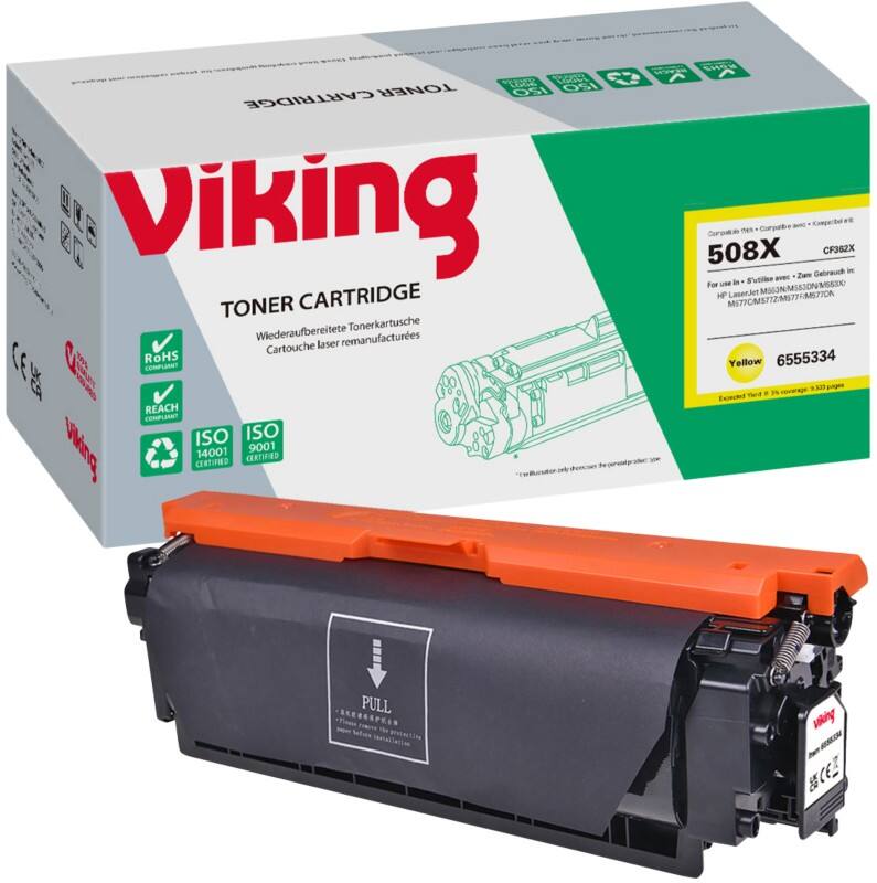 Viking 508X Kompatibel HP Tonerkartusche CF362X Gelb
