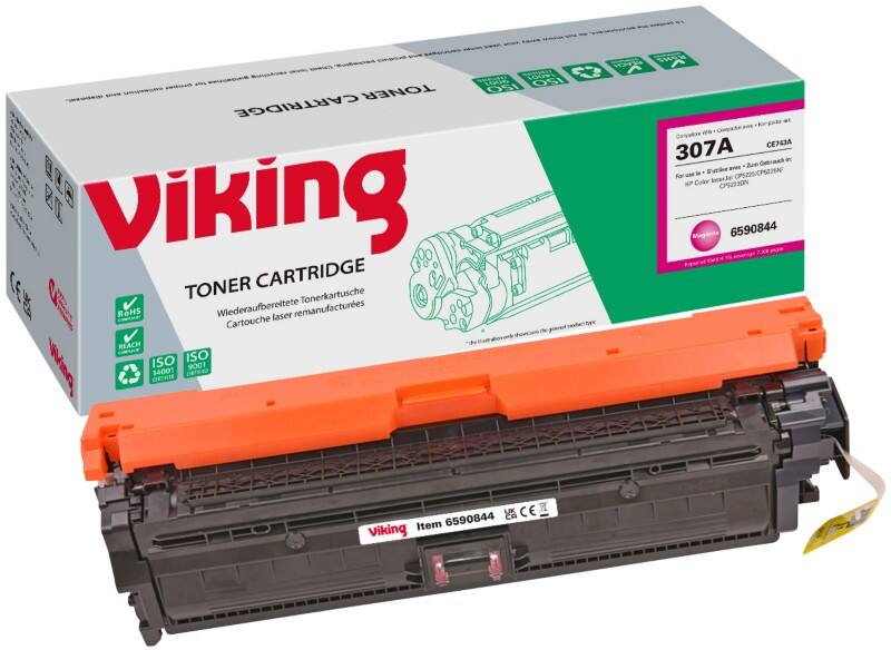 Toner Viking 307A Compatible HP CE743A Magenta