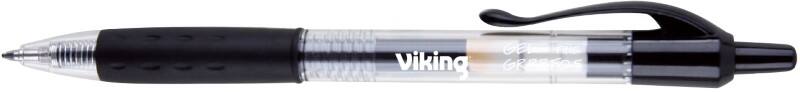Viking GRRBF0.5 Einziehbar Tintenroller Schwarz 0.5 mm Fein Rundspitze Nicht Nachfüllbar