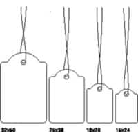 Étiquettes d'identification HERMA 6915 Blanc 25x38 mm 1 000 Unités