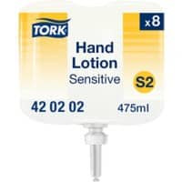 Tork Sensitive Handlotion Flüssig S2 Weiss 420202 8 Stück à 475 ml