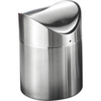Esmeyer SWING Tischabfallbehälter Edelstahl Silber 17 cm
