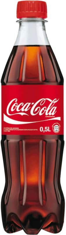 Coca-Cola Softdrink Cola EINWEG 12 Flaschen à 500 ml