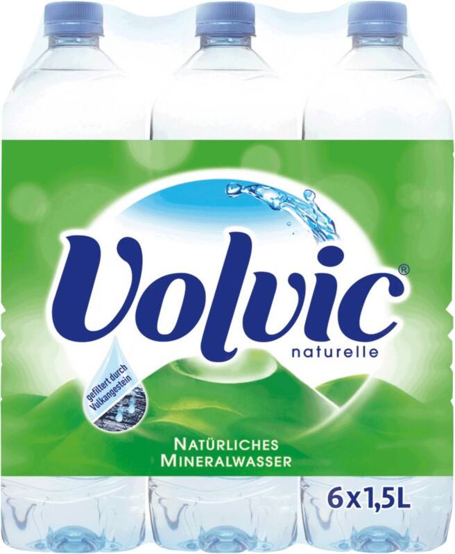 Volvic Naturelle Mineralwasser EINWEG 6 x 1.5 L