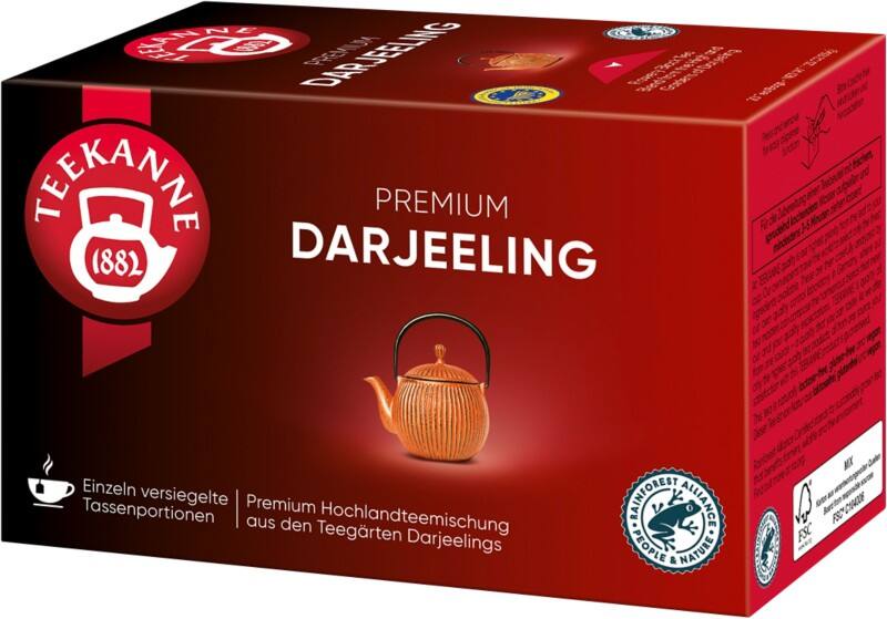 Thé noir TEEKANNE Premium Sacs Darjeeling 20 Unités de 1.75 g