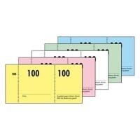 Ticket de vestiaire Sigel GN101 Assortiment 10,5 x 5 cm 100 Feuilles