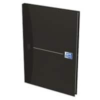OXFORD Office Essentials A5 Fallgebunden Schwarz Pappcover Notizbuch liniert 96 Blatt