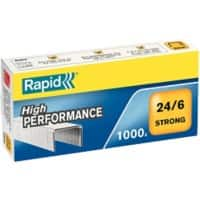 Agrafes Rapid Strong 24/6 24855800 Argenté 1 000 Agrafes