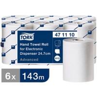 Tork Advanced  Falthandtücher H13 Gerollt Weiss 2-lagig K90225 6 Rollen à 100 Blatt 