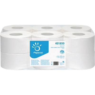 Papier toilette Papernet 2 épaisseurs 401850 12 Rouleaux de 557 Feuilles