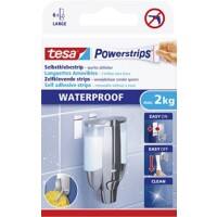 tesa Klebestrips Powerstrips Waterproof Large /  59700-00000-00, weiß, Inh. 6 Stück