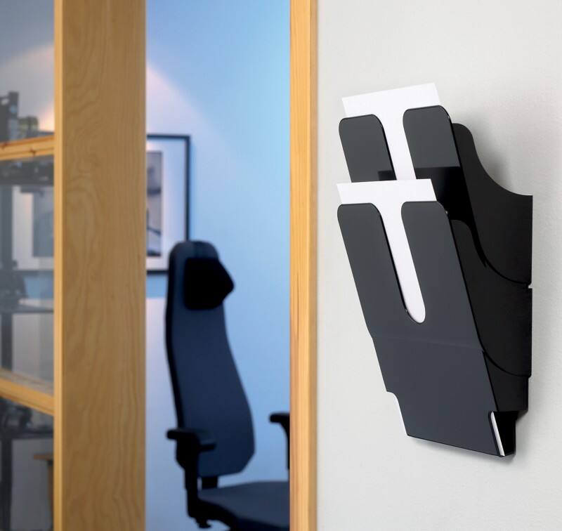 Présentoir mural A4 DURABLE Montage mural Noir 1709008060 24,7 x 10 x 36 cm 1709008060 2 Unités