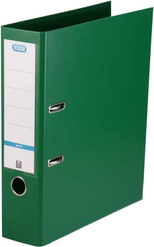 Classeur à levier ELBA Large Smart Pro+ A4 80 mm Vert 2 Anneaux Plastique
