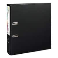 Exacompta PremTouch Ordner DIN A4+ 80 mm Schwarz 2 Ringe Pappkarton, PP (Polypropylen) Hochformat