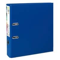 Classeur à levier Exacompta PremTouch A4 Maxi 80 mm Bleu 2 anneaux 53352E PP (Polypropylène) Lisse Portrait