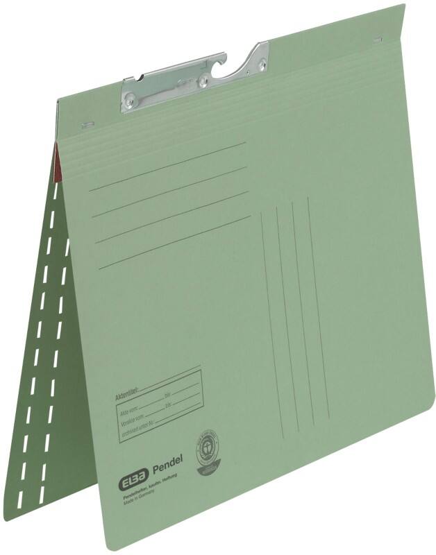 ELBA Hängehefter 100560095 A4 Grün Manilakarton